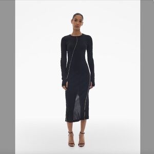 Helmut Twist Long Sleeve Dress